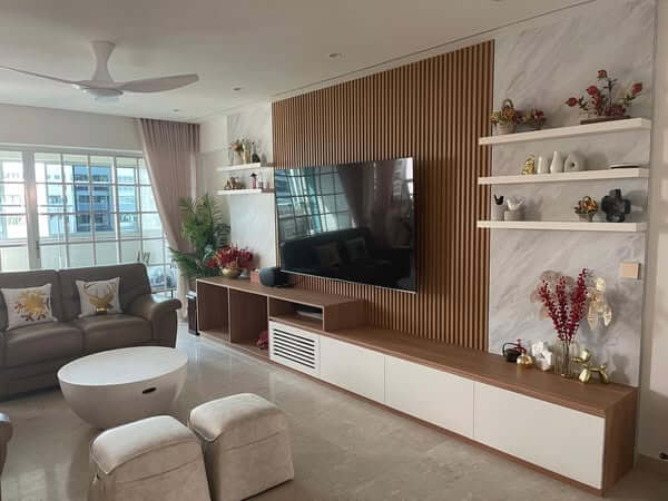 Custom Carpentry for a Modern Living Room - Image 2