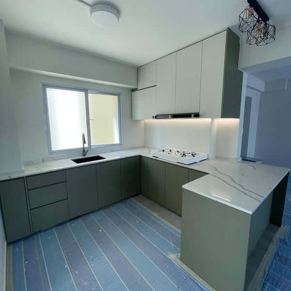 Modern minimalist kitchen crafted with precision, style, and function in mind - Image 2