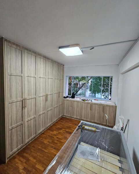 Wood-Grain Wardrobe — Delicate Texture in Simplicity - Image 1